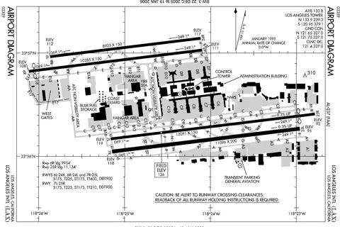 Map: Lax Airport Map