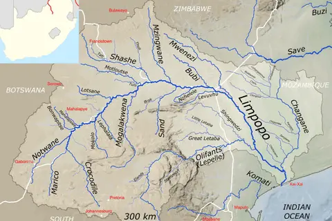 Map: Limpopo River Basin Map
