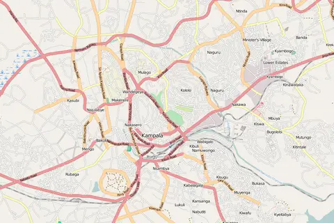 Map: Location Map Kampala