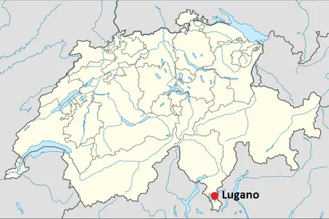 Map: Location Map Lugano