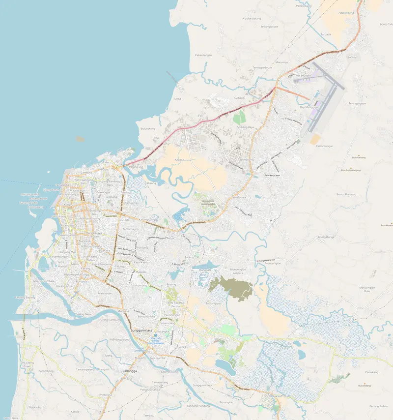 Map: Location Map Makassar
