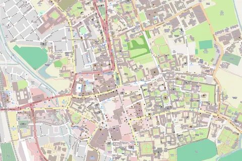 Map: Location Map United Kingdom Oxford Central