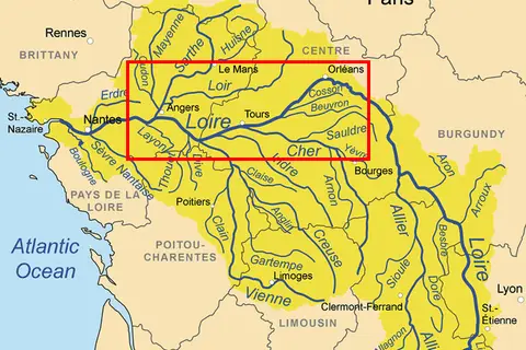 Map: Loire Valley Map 1