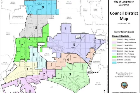 Map: Long Beach City Council District Map