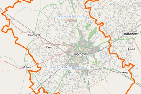 Map: Lucknow District Map