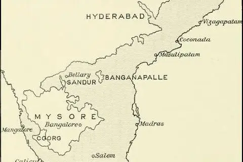 Map: Madras Map 1913