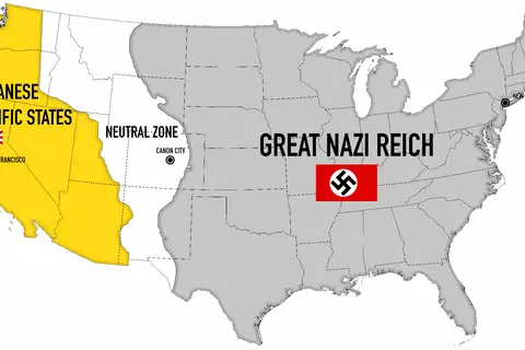 Map: Man High Castle Tv Series Map