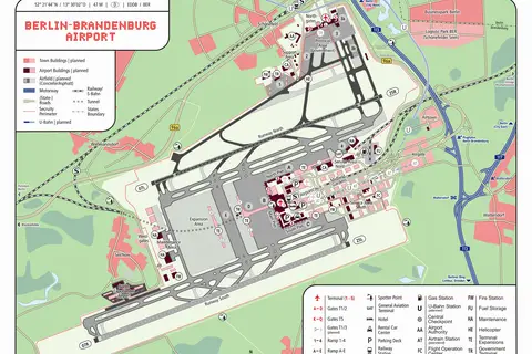 Map: Map Berlin Brandenburg Airport