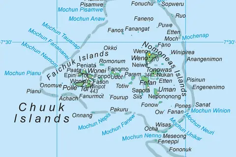 Map: Map Chuuk Islands1
