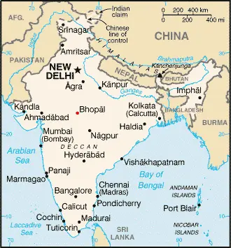Map: Map India Bhopal