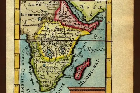 Map: Map of Ancient Ethiopia 1683