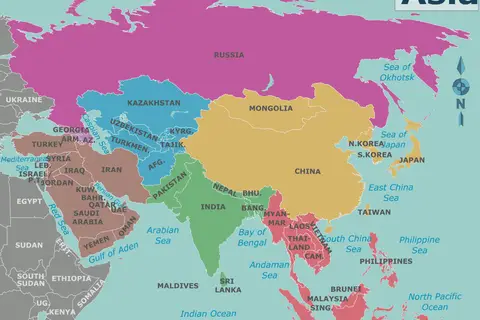 Map: Map of Asia
