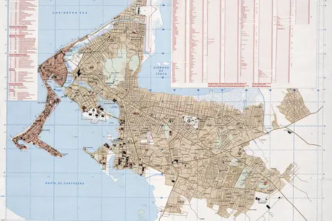 Map: Map of Cartagena 1994