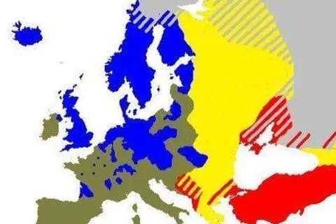 Map: Map of Catholicism Protestantism Orthodoxy and Islam in Europe