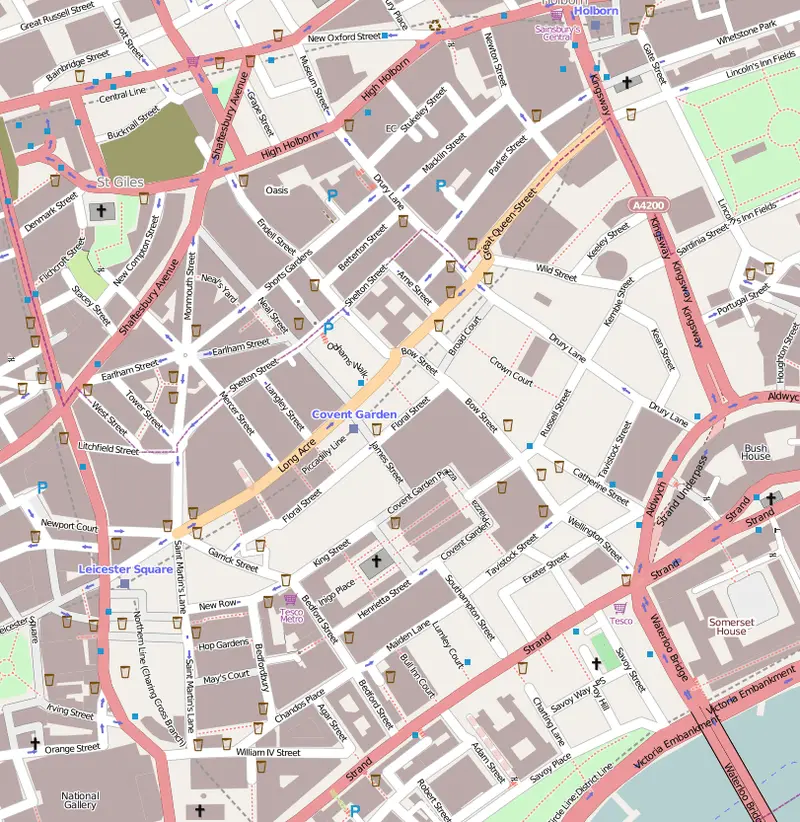 Map: Map of Covent Garden
