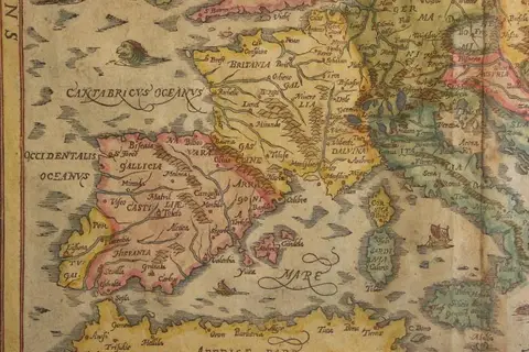 Map: Map of Europe 1600 South West