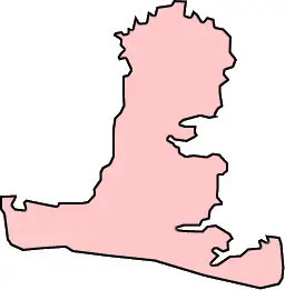 Map: Map of Hayling Island England