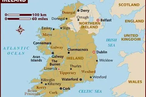 Map: Map of Ireland
