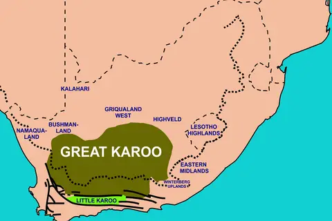Map: Map of Karoo