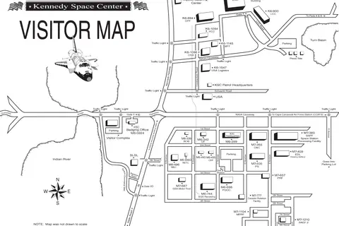 Map: Map of Kennedy Space Center