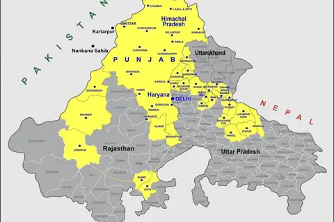 Map: Map of Khalistan