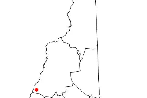 Map: Map of Nh Dot on Lebanon