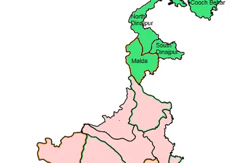 Map: Map of North Bengal