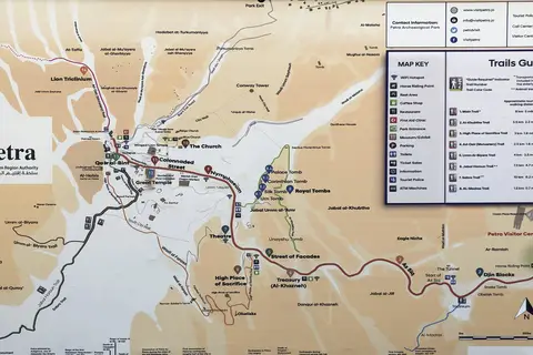 Map: Map of Petra