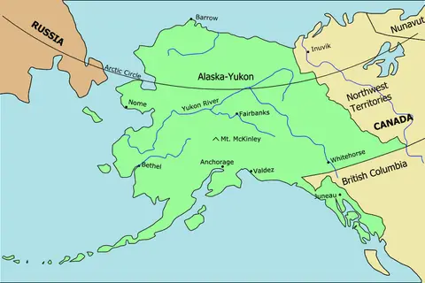Map: Map of Proposed Combined Alaskayukon Territory