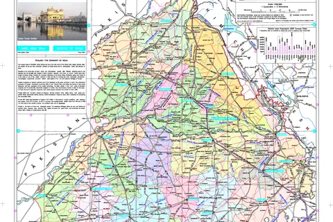 Map: Map of Punjab State India