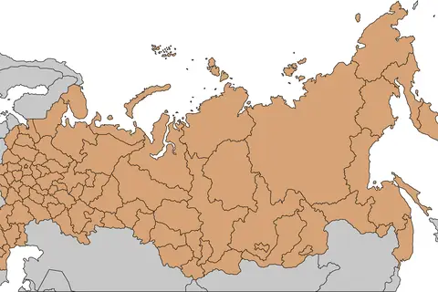 Map: Map of Russian Subjects Old