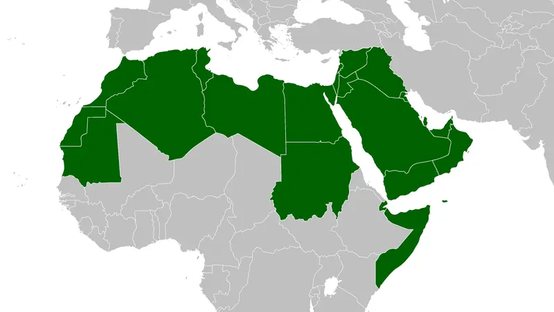 Map: Map of the Arab World