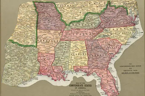 Map: Map of the Confederate States of America Loc Lva0000071