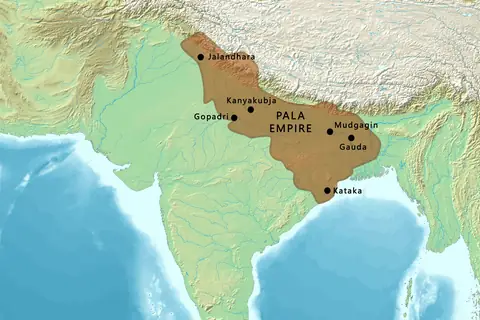 Map: Map of the Pala Empire