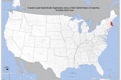 Map: Map of the Usa Highlighting Greater Boston