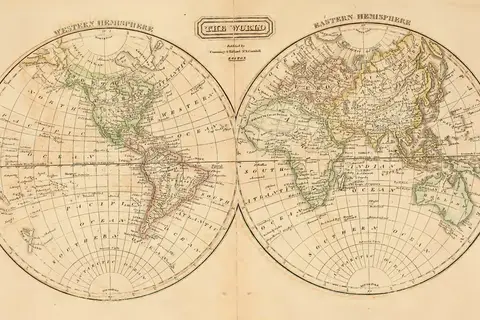 Map: Map of the World 1820