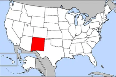 Map: Map of Usa Highlighting New Mexico