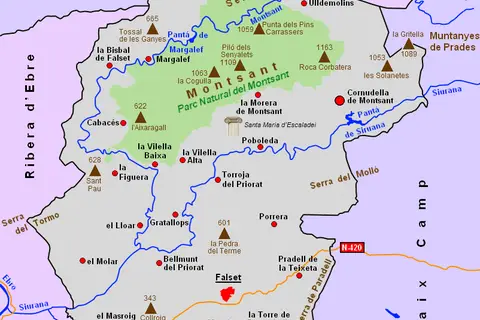 Map: Map Priorat