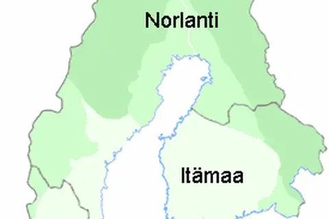Map: Map Swedish Lands Finnish