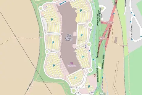 Map: Map White Rose Shopping Centre Leeds
