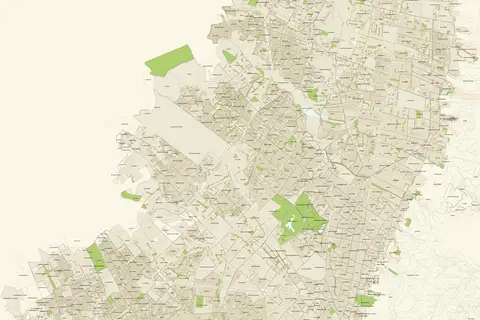 Map: Mapa Bogota Barrios