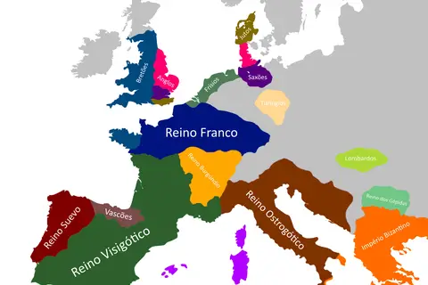 Map: Mapa Da Europa C500 Com Legenda