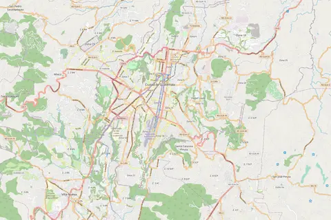 Map: Mapa de la Ciudad de Guatemala