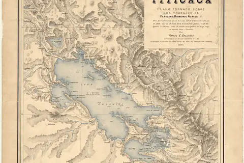 Map: Mapa del Lago Titicaca