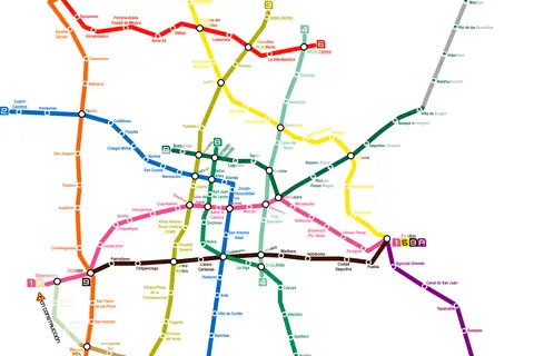 Map: Mapa del Metro de la Ciudad de Mxico