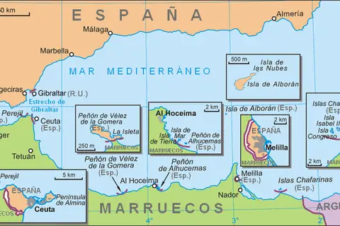 Map: Mapa del Sur de Espaa