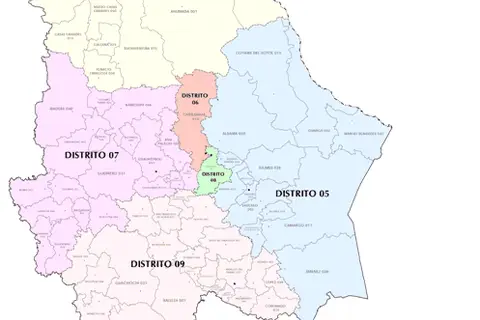 Map: Mapa Electoral Federal de Chihuahua 20172022