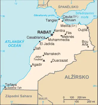 Map: Mapa Maroka