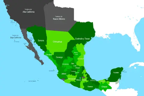 Map: Mapa Mexico 1830