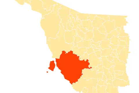 Map: Mapa Municipios Sonora Hermosillo